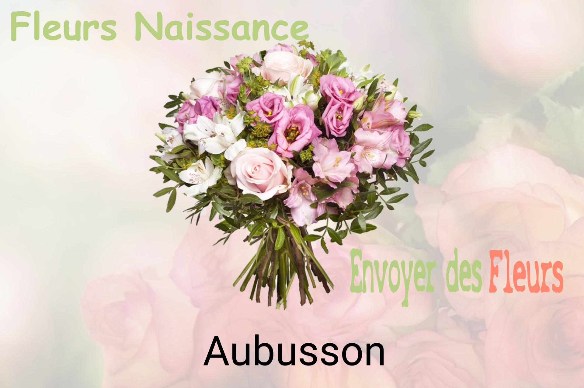 Bouquet de fleurs de naissance livré à Aubusson